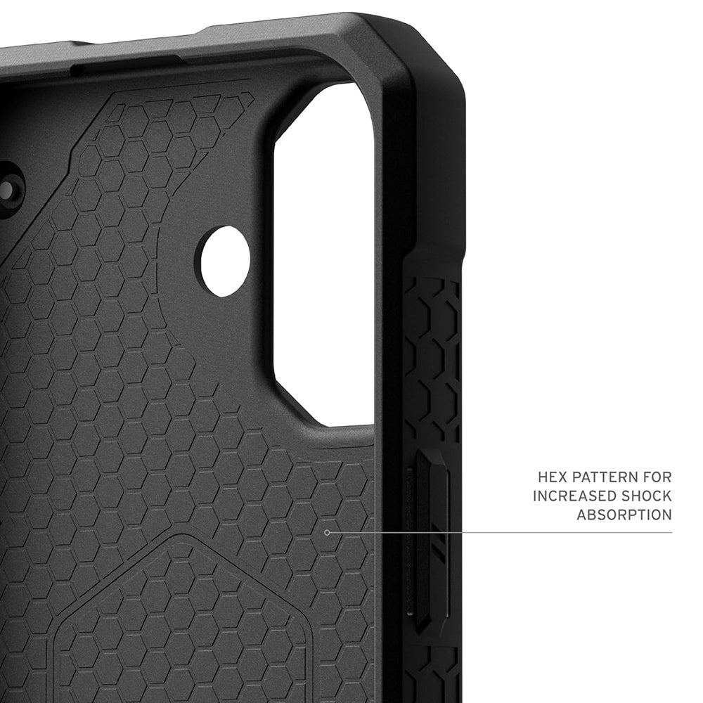 Husa MagSafe pentru Apple iPhone 17, Urban Armor Gear, Monarch Pro Carbon, Neagra