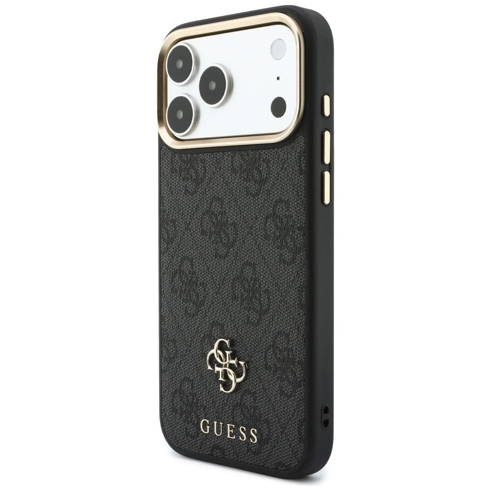 Husa MagSafe pentru Apple iPhone 18 Pro / 17 Pro, Guess, 4G Cardslot, Neagra