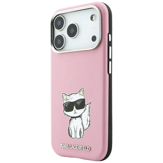Husa MagSafe pentru Apple iPhone 18 Pro / 17 Pro, Karl Lagerfeld, Choupette Sketch, Roz