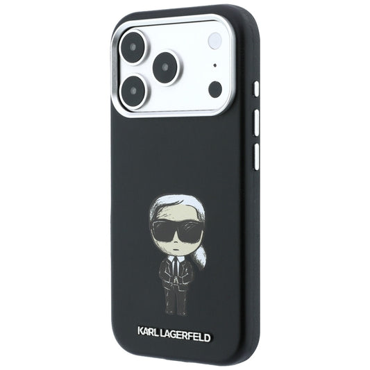 Husa MagSafe pentru Apple iPhone 18 Pro / 17 Pro, Karl Lagerfeld, Ikonik Sketch, Neagra
