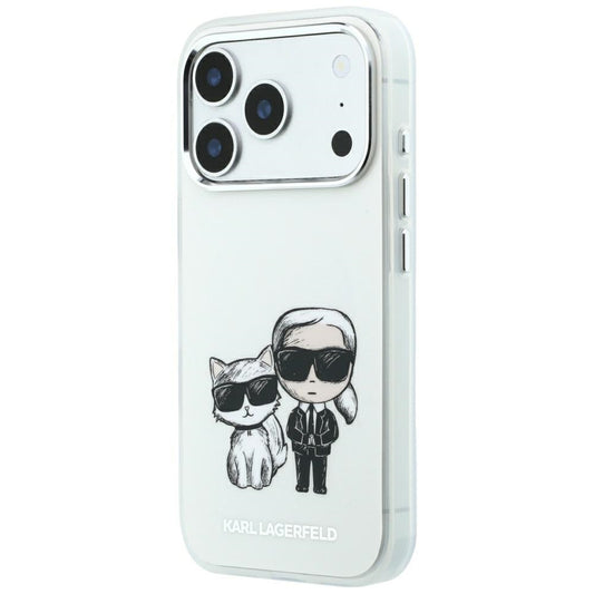 Husa MagSafe pentru Apple iPhone 18 Pro / 17 Pro, Karl Lagerfeld, KC Bodies Sketch, Bej