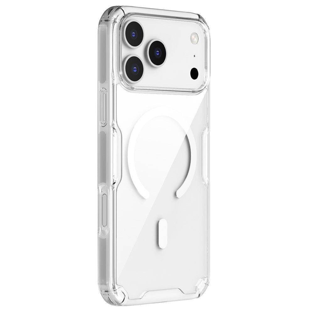 Husa MagSafe pentru Apple iPhone 18 Pro / 17 Pro, Nillkin, Nature Pro, Alba