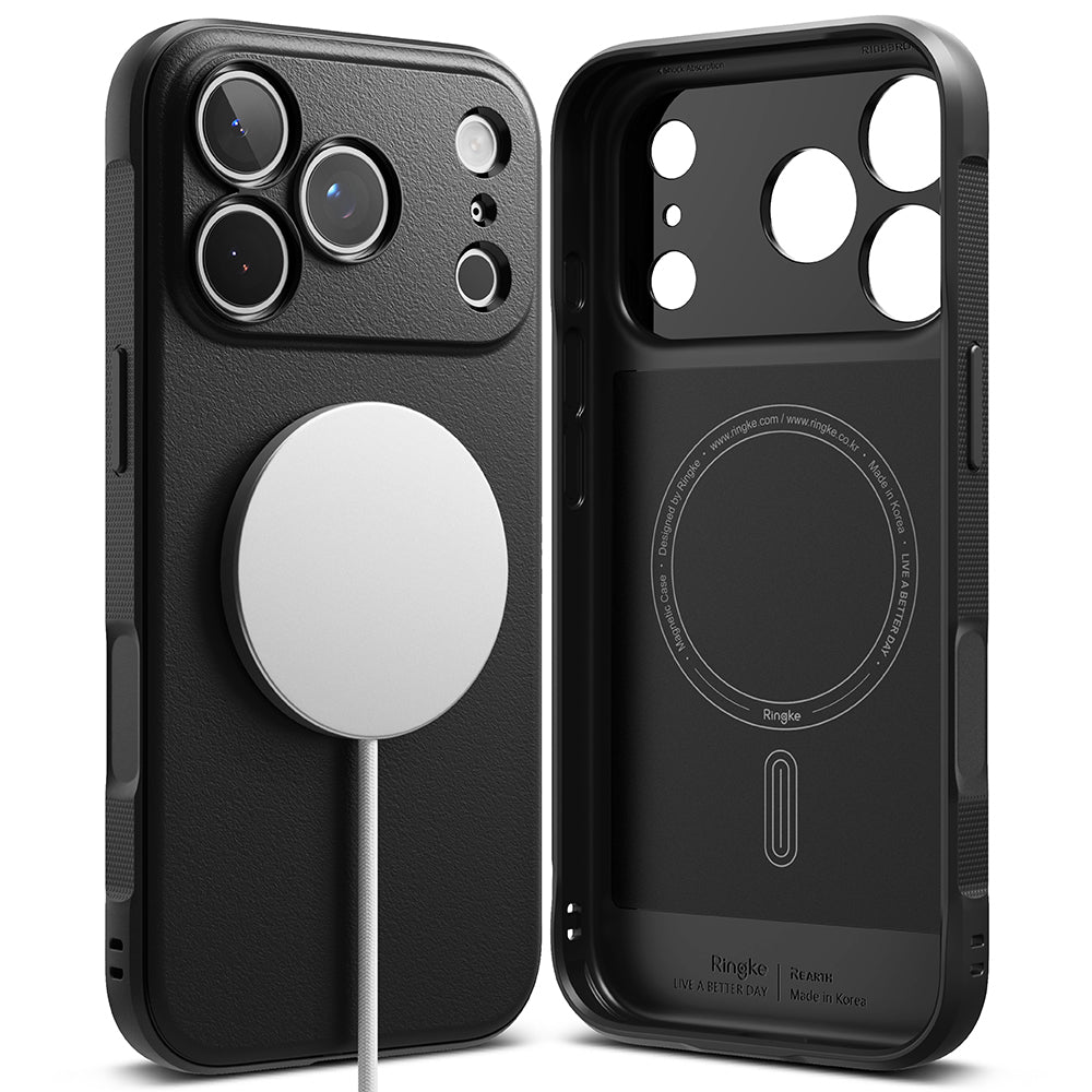 Husa MagSafe pentru Apple iPhone 18 Pro / 17 Pro, Ringke, Onyx, Neagra