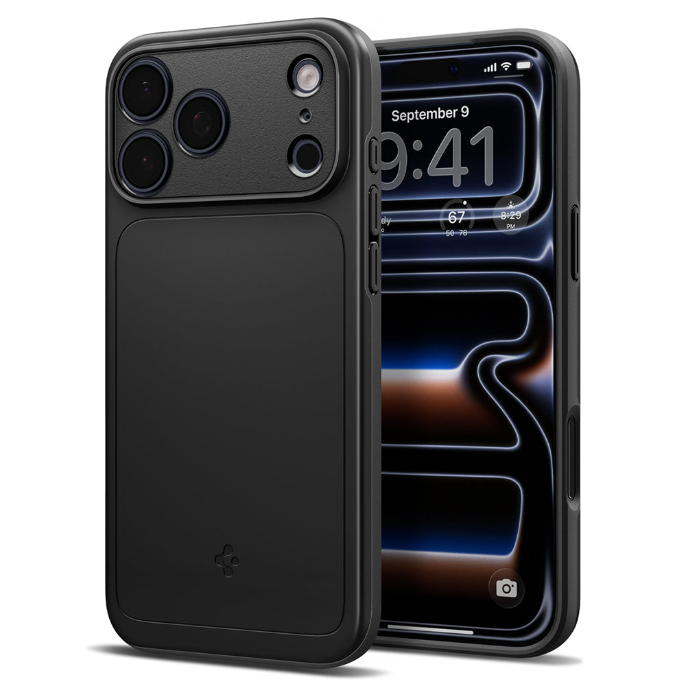 Husa MagSafe pentru Apple iPhone 18 Pro / 17 Pro, Spigen, Thin Fit, Neagra ACS12144