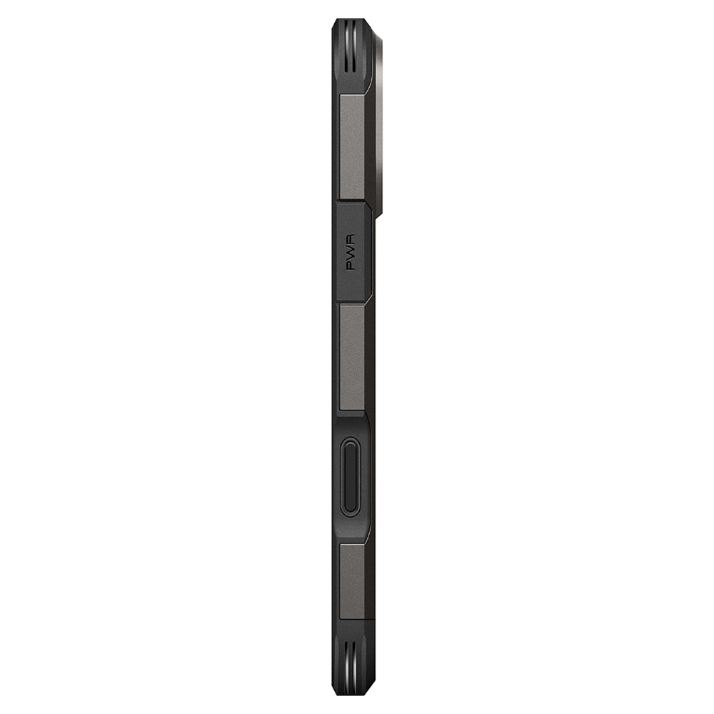 Husa MagSafe pentru Apple iPhone 18 Pro / 17 Pro, Spigen, Tough Armor T, Gri ACS12174