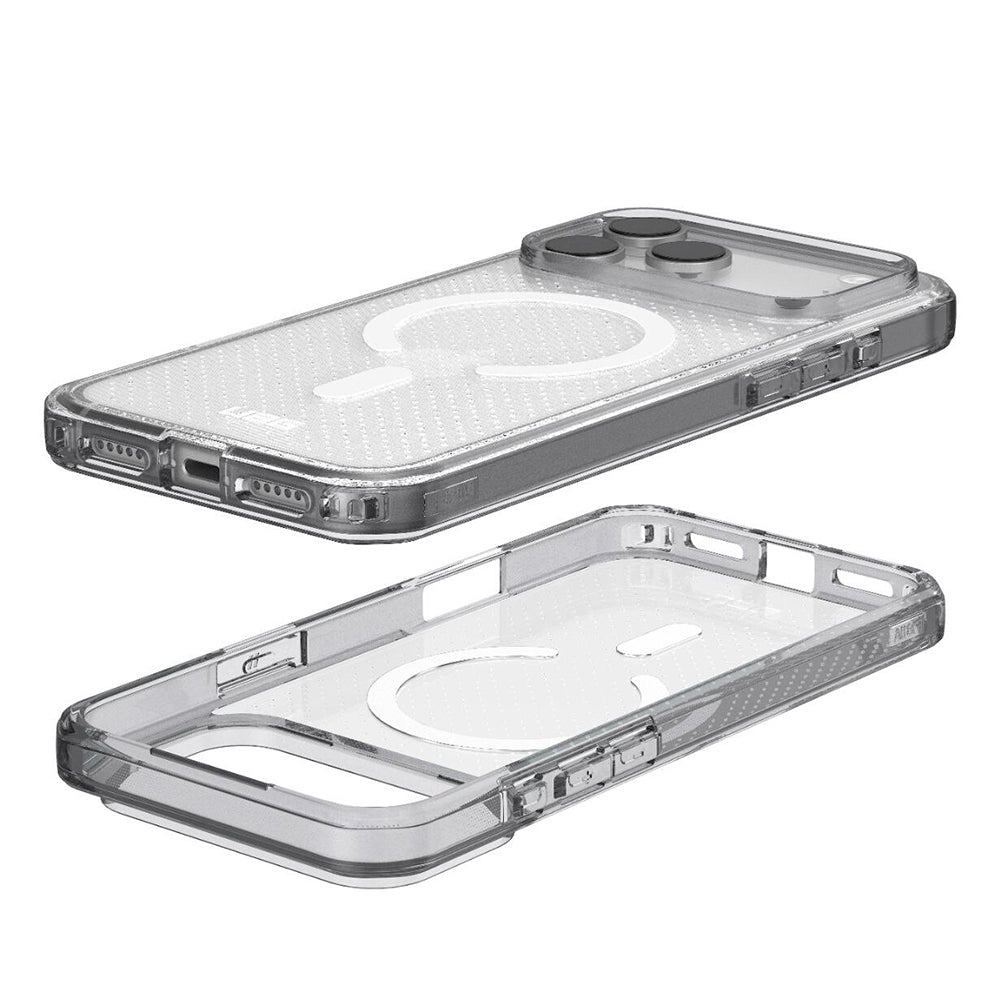 Husa MagSafe pentru Apple iPhone 18 Pro / 17 Pro, Urban Armor Gear, Dot, Argintie