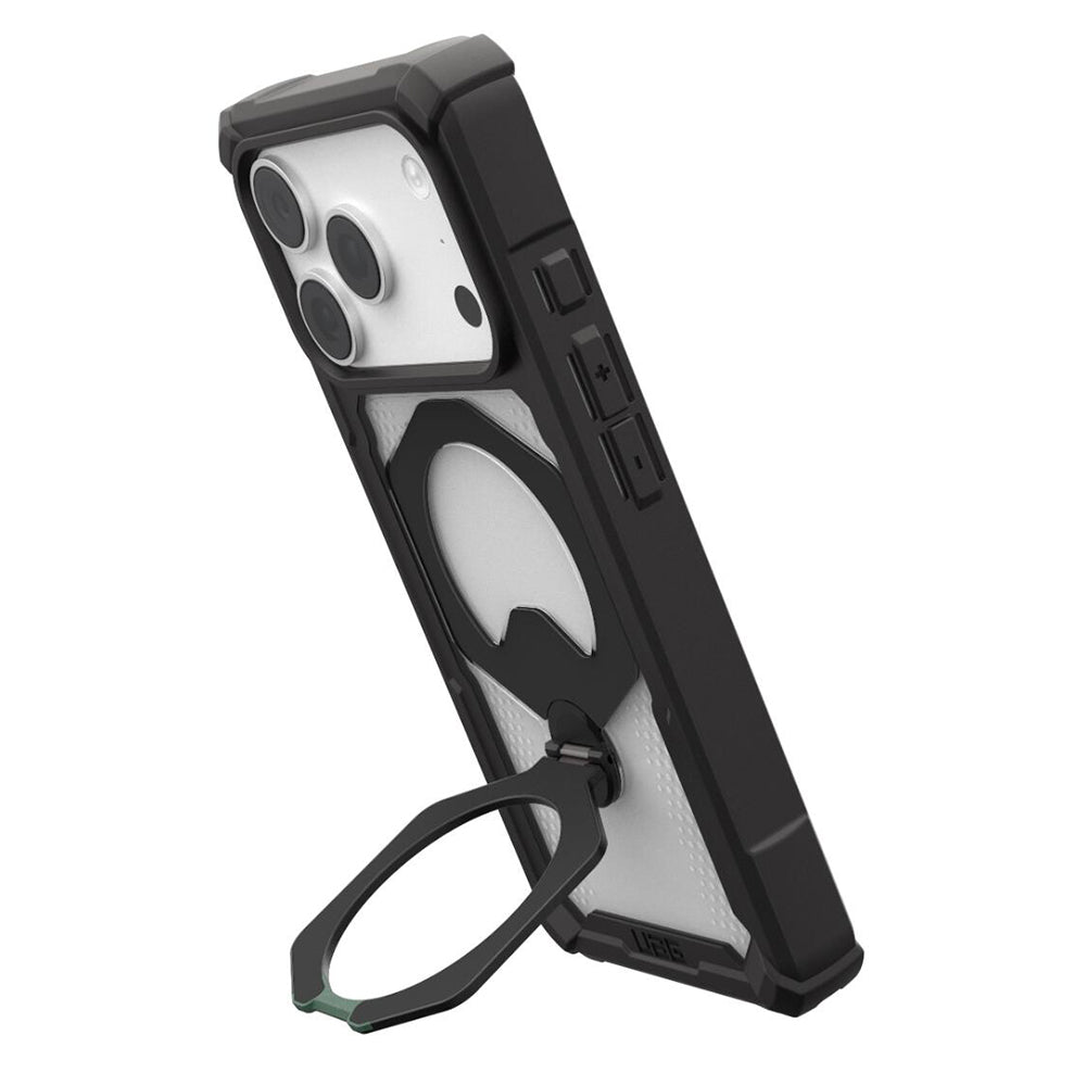 Husa MagSafe pentru Apple iPhone 18 Pro / 17 Pro, Urban Armor Gear, Plasma XTE, Neagra Transparenta
