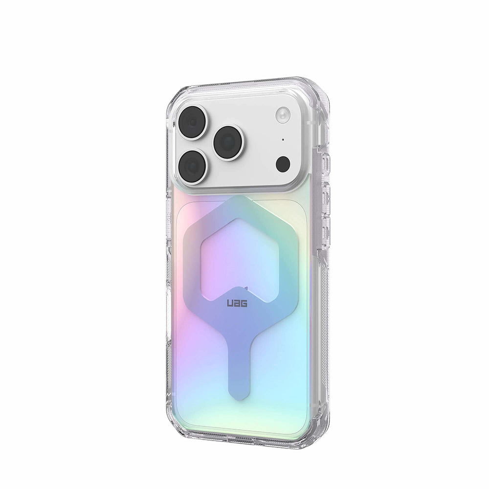 Husa MagSafe pentru Apple iPhone 18 Pro / 17 Pro, Urban Armor Gear, Plyo, Iridescent