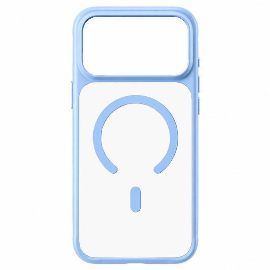 Husa MagSafe pentru Apple iPhone 18 Pro Max / 17 Pro Max, Blueo, Skin Friendly Anti-Drop, Albastra Satinata