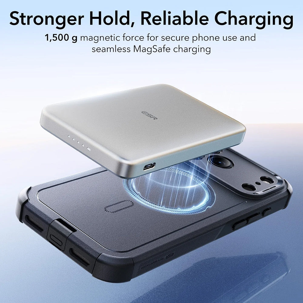 Husa MagSafe pentru Apple iPhone 18 Pro Max / 17 Pro Max, ESR, Cyber, Neagra