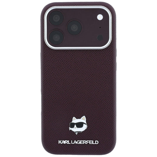 Husa MagSafe pentru Apple iPhone 18 Pro Max / 17 Pro Max, Karl Lagerfeld, Grained Choupette Head, Visinie