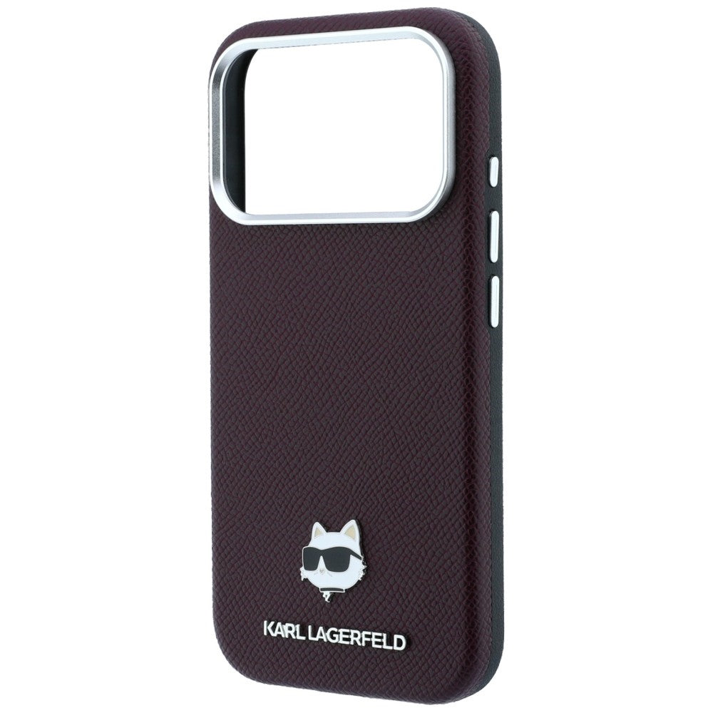 Husa MagSafe pentru Apple iPhone 18 Pro Max / 17 Pro Max, Karl Lagerfeld, Grained Choupette Head, Visinie