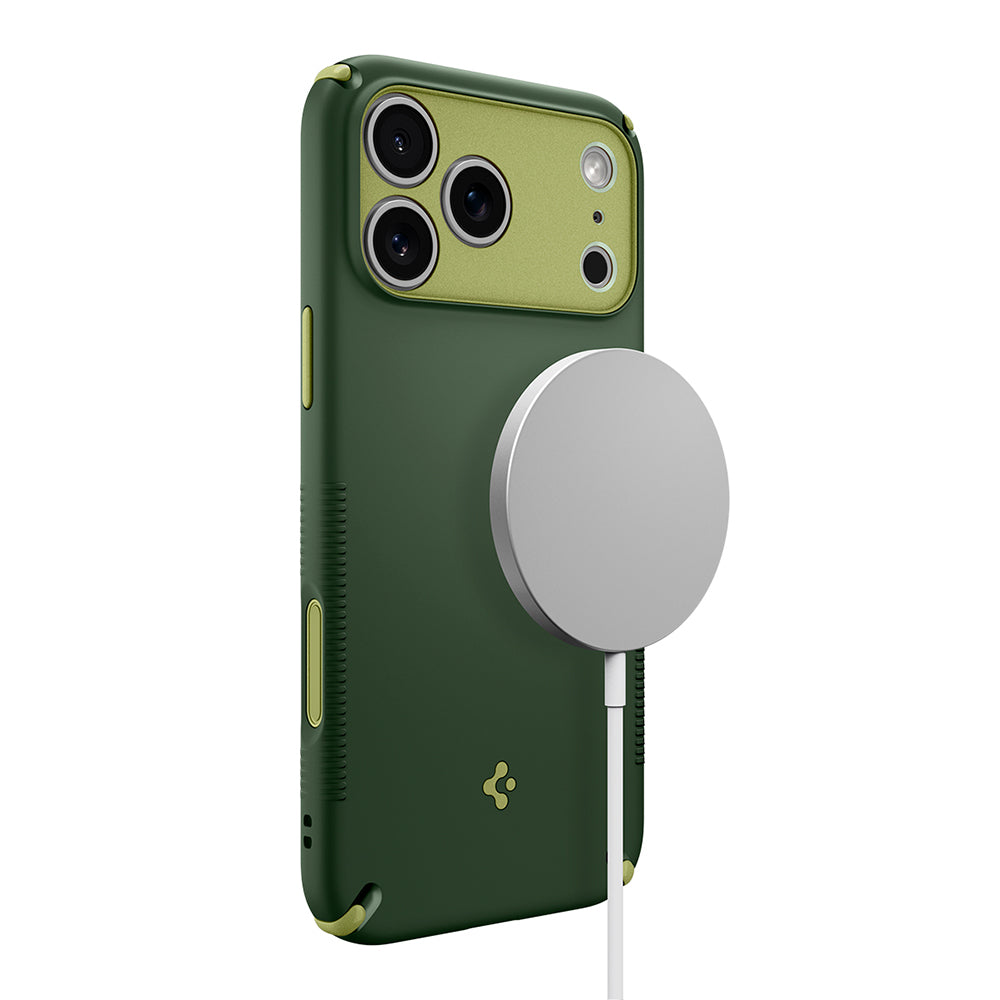 Husa MagSafe pentru Apple iPhone 18 Pro Max / 17 Pro Max, Spigen, Caseology Nano Pop Hybrid, Verde ACS12139