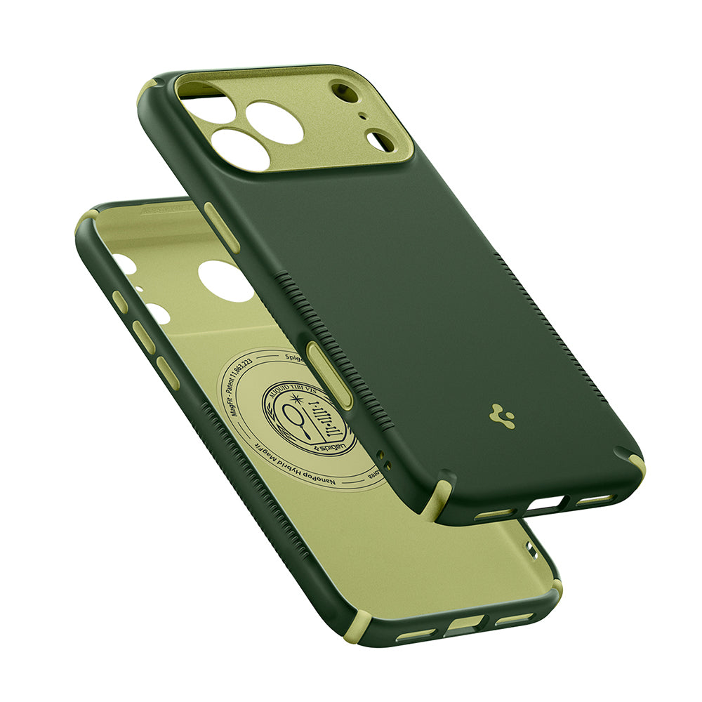 Husa MagSafe pentru Apple iPhone 18 Pro Max / 17 Pro Max, Spigen, Caseology Nano Pop Hybrid, Verde ACS12139