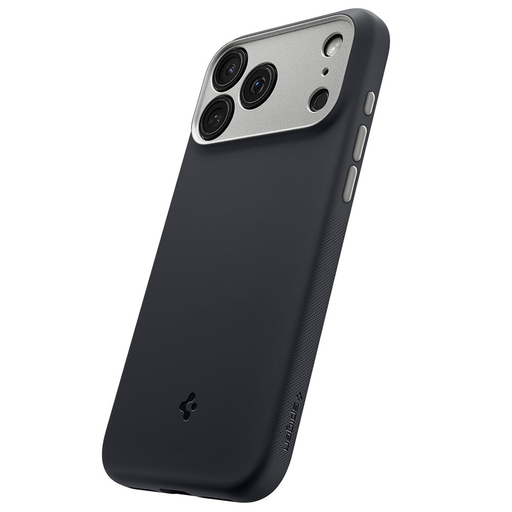 Husa MagSafe pentru Apple iPhone 18 Pro Max / 17 Pro Max, Spigen, Caseology Nano Pop, Neagra ACS12142