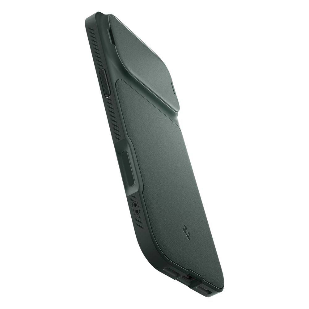 Husa MagSafe pentru Apple iPhone 18 Pro Max / 17 Pro Max, Spigen, Optik Armor, Verde ACS09901