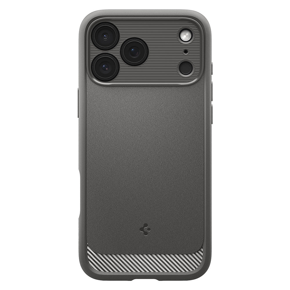 Husa MagSafe pentru Apple iPhone 18 Pro Max / 17 Pro Max, Spigen, Rugged Armor, Gri ACS12110
