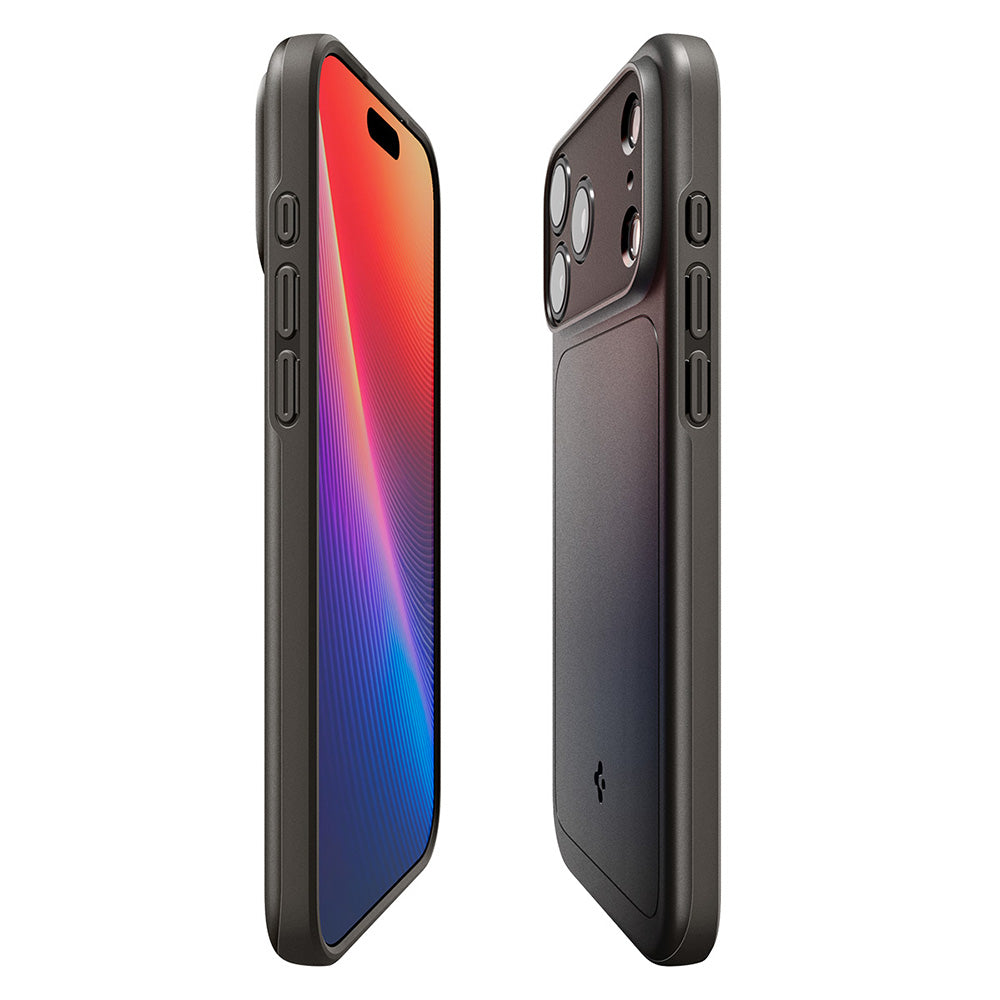Husa MagSafe pentru Apple iPhone 18 Pro Max / 17 Pro Max, Spigen, Thin Fit, Gri ACS12107
