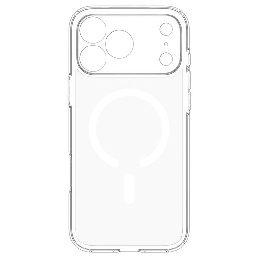 Husa MagSafe pentru Apple iPhone 18 Pro Max / 17 Pro Max, Spigen, Ultra Hybrid, Alba Satinata ACS12124