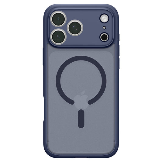 Husa MagSafe pentru Apple iPhone 18 Pro Max / 17 Pro Max, Spigen, Ultra Hybrid, Bleumarin Satinata ACS11918