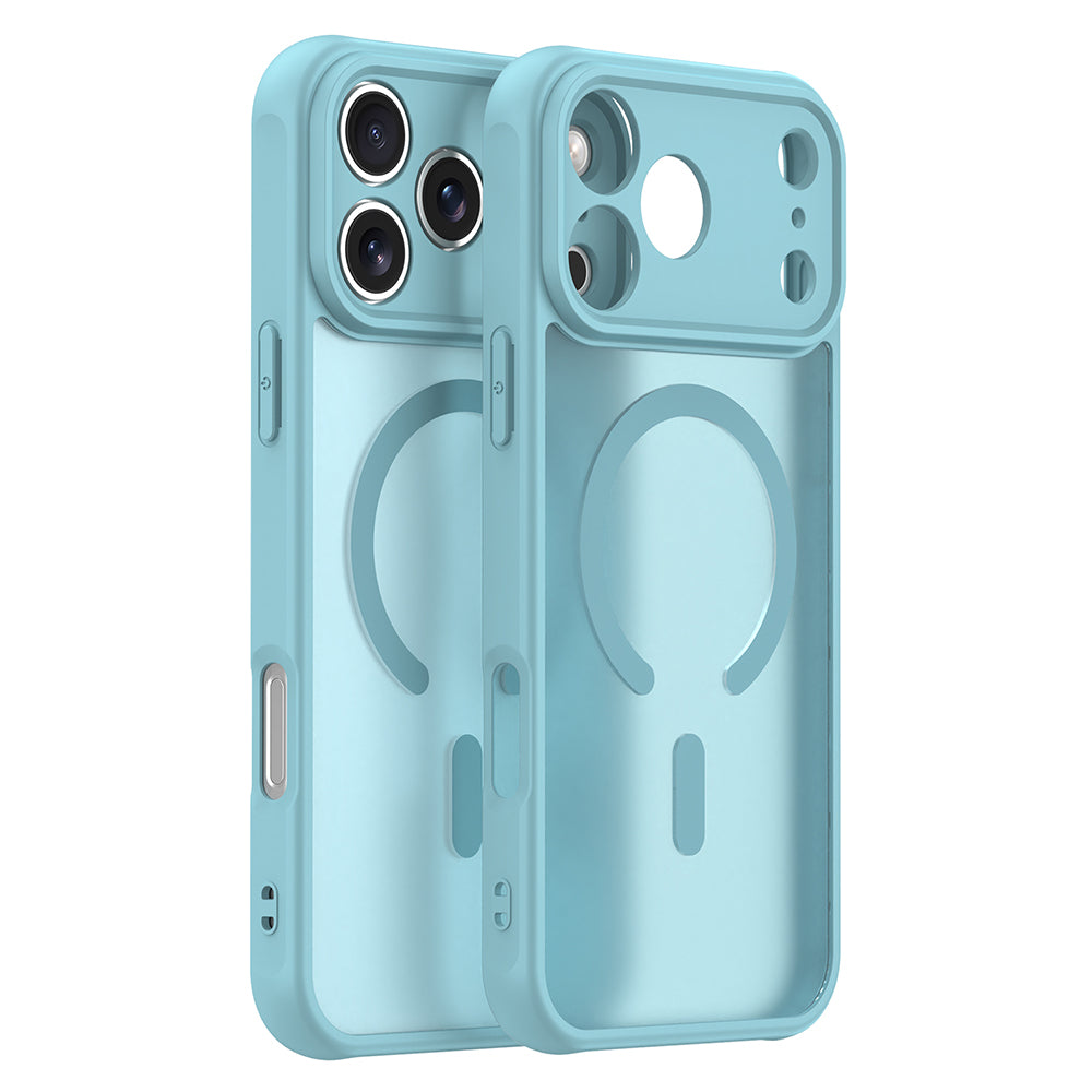 Husa MagSafe pentru Apple iPhone 18 Pro Max / 17 Pro Max, Techsuit, HaloFrost II, Verde Deschis