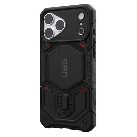 Husa MagSafe pentru Apple iPhone 18 Pro Max / 17 Pro Max, Urban Armor Gear, Monarch Pro Kevlar, Neagra