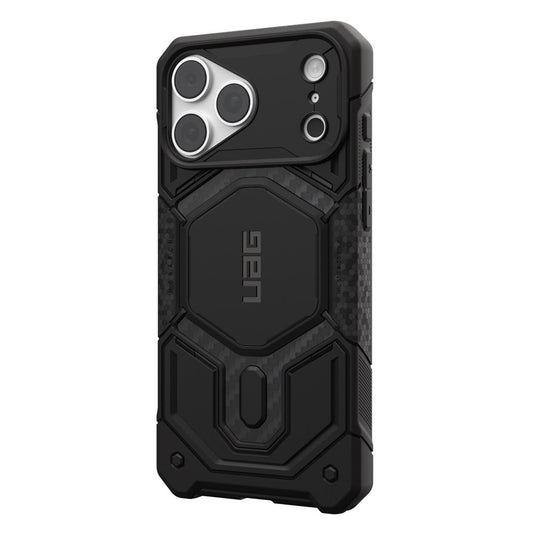 Husa MagSafe pentru Apple iPhone 18 Pro Max / 17 Pro Max, Urban Armor Gear, Monarch Pro Carbon, Neagra
