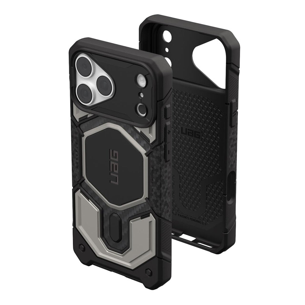 Husa MagSafe pentru Apple iPhone 18 Pro Max / 17 Pro Max, Urban Armor Gear, Monarch Pro, Gri