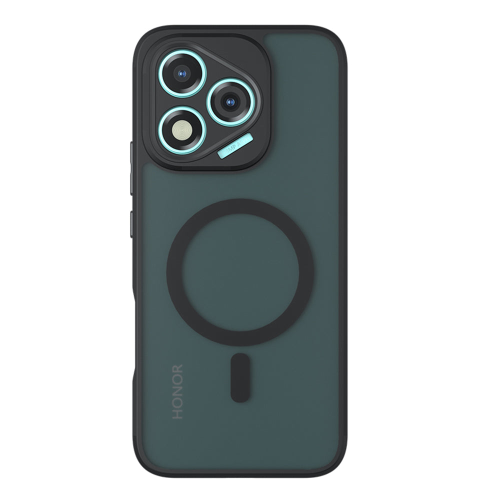 Husa MagSafe pentru Honor 400 Lite, Techsuit, PureFrost, Neagra Satinata