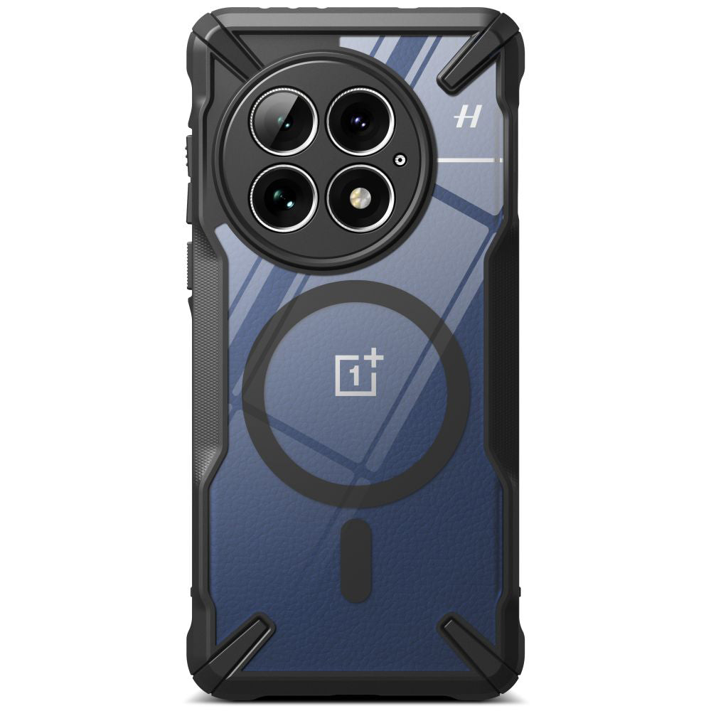 Husa MagSafe pentru OnePlus 13, Ringke, Fusion X, Neagra