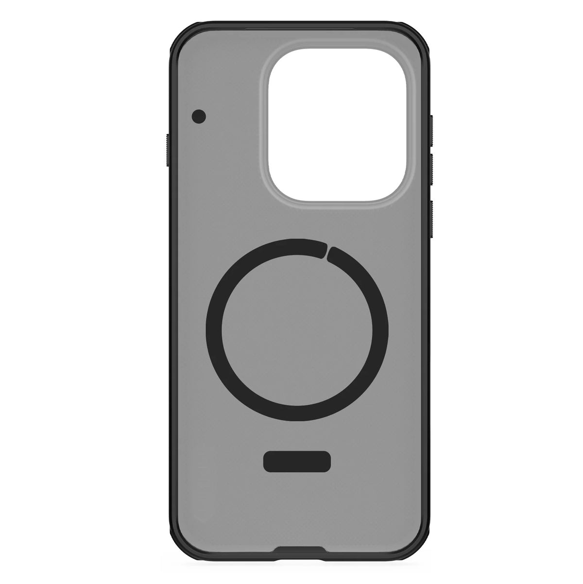 Husa MagSafe pentru OnePlus 15, Nillkin, Super Shield Pro, Neagra Transparenta Satinata
