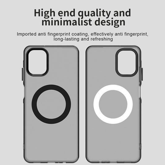 Husa MagSafe pentru Samsung Galaxy A06 A065, Techsuit, CandyCase, Neagra