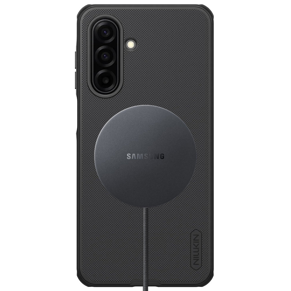 Husa MagSafe pentru Samsung Galaxy A17 5G A176, Nillkin, Super Shield Pro, Neagra Satinata