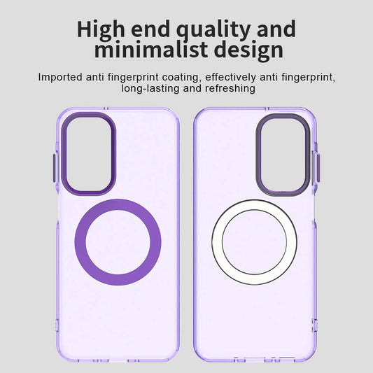 Husa MagSafe pentru Samsung Galaxy A27 5G, Techsuit, CandyCase, Mov