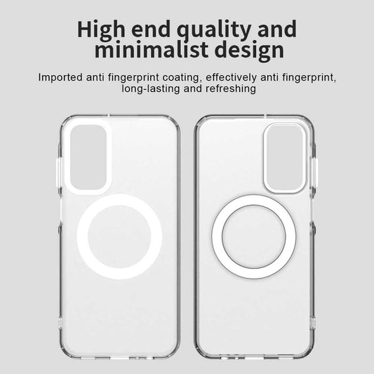 Husa MagSafe pentru Samsung Galaxy A55 5G A556, Techsuit, CandyCase, Alba