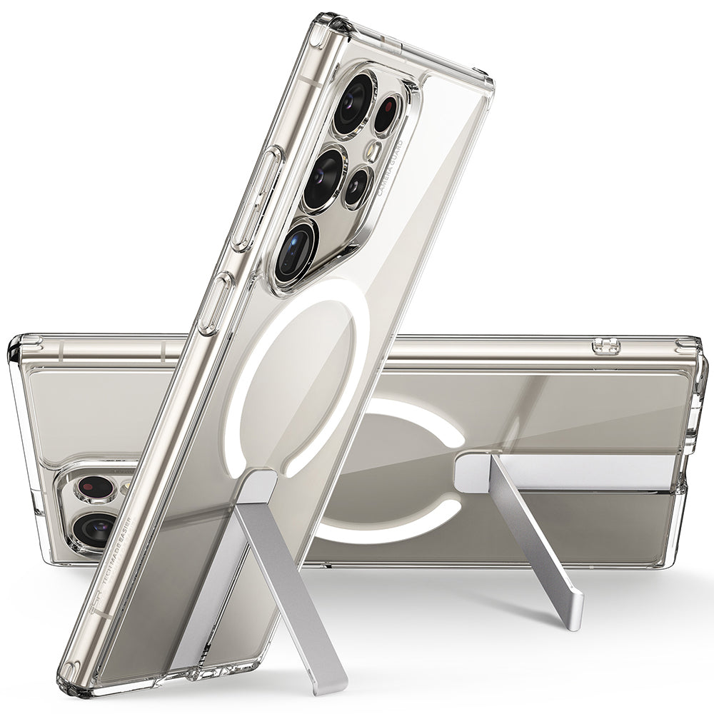 Husa MagSafe pentru Samsung Galaxy S24 Ultra S928, ESR, Boost Flickstand, Transparenta