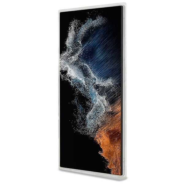 Husa MagSafe pentru Samsung Galaxy S24 Ultra S928, Karl Lagerfeld, IML Ikonik Karl, Transparenta