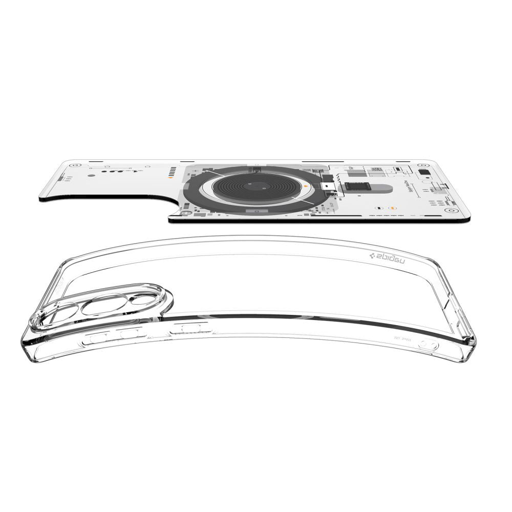 Husa MagSafe pentru Samsung Galaxy S25 Edge S937, Spigen, Ultra Hybrid Neo One, Transparenta ACS09416