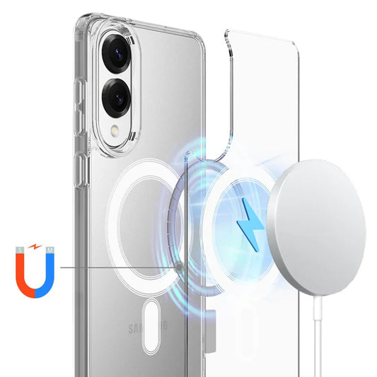 Husa MagSafe pentru Samsung Galaxy S25 Edge S937, Techsuit, Pro, Transparenta