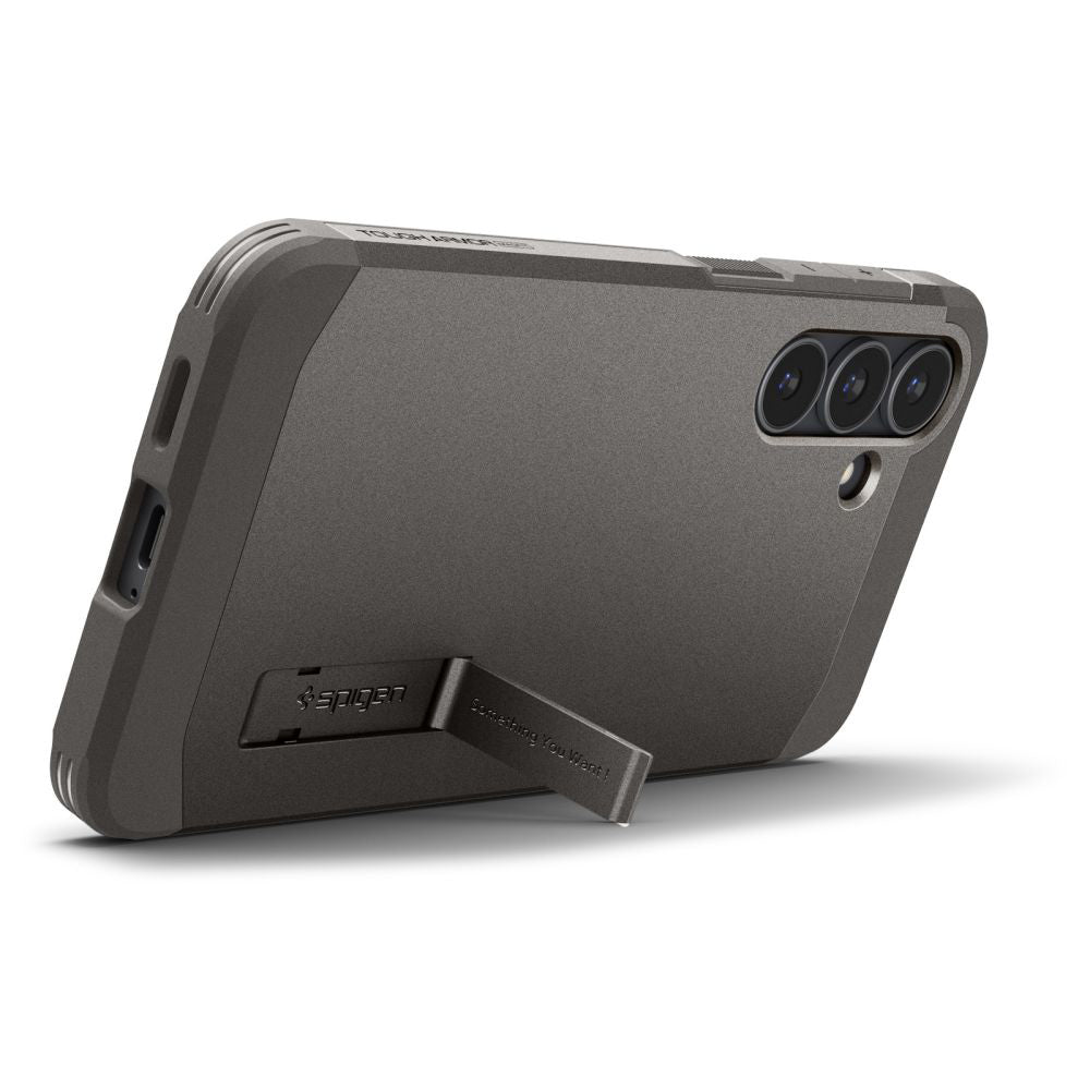 Husa MagSafe pentru Samsung Galaxy S25 FE, Spigen, Tough Armor, Gri ACS10030