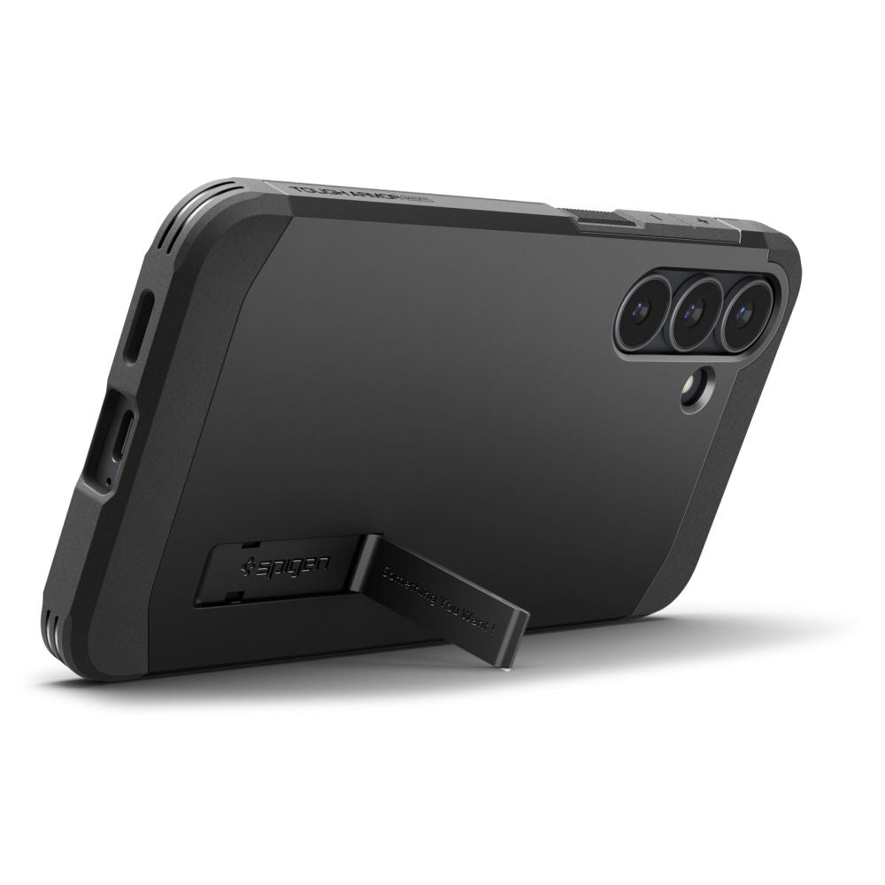 Husa MagSafe pentru Samsung Galaxy S25 FE, Spigen, Tough Armor, Neagra