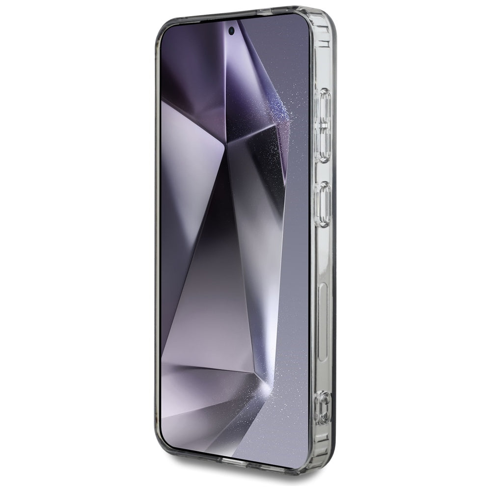 Husa MagSafe pentru Samsung Galaxy S25 S931, Guess, IML Glitter Circle, Neagra