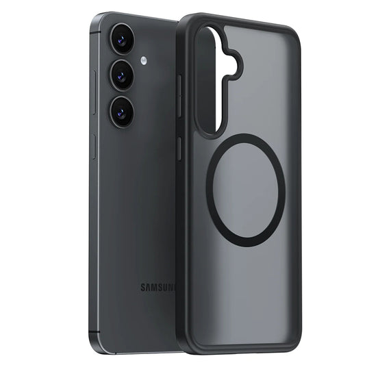 Husa MagSafe pentru Samsung Galaxy S25 S931, Torras, Guardian, Neagra