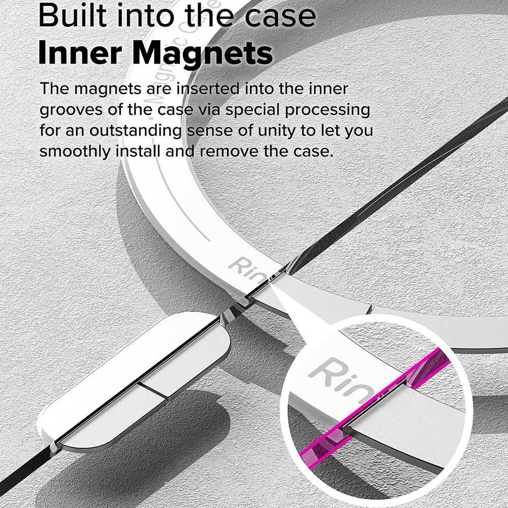 Husa MagSafe pentru Samsung Galaxy S25 Ultra S938, Ringke, Fusion, Transparenta Mata