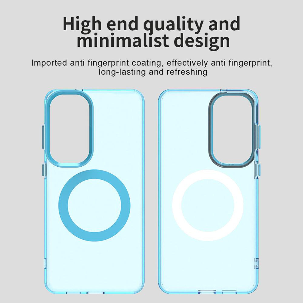 Husa MagSafe pentru Samsung Galaxy S26 Plus, Techsuit, CandyCase, Albastra