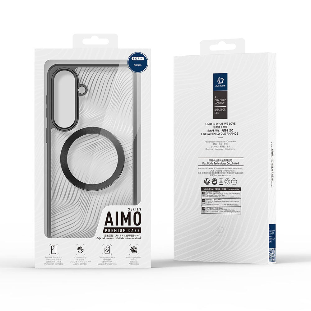Husa MagSafe pentru Samsung Galaxy S26 S942, DUX DUCIS, Aimo, Neagra