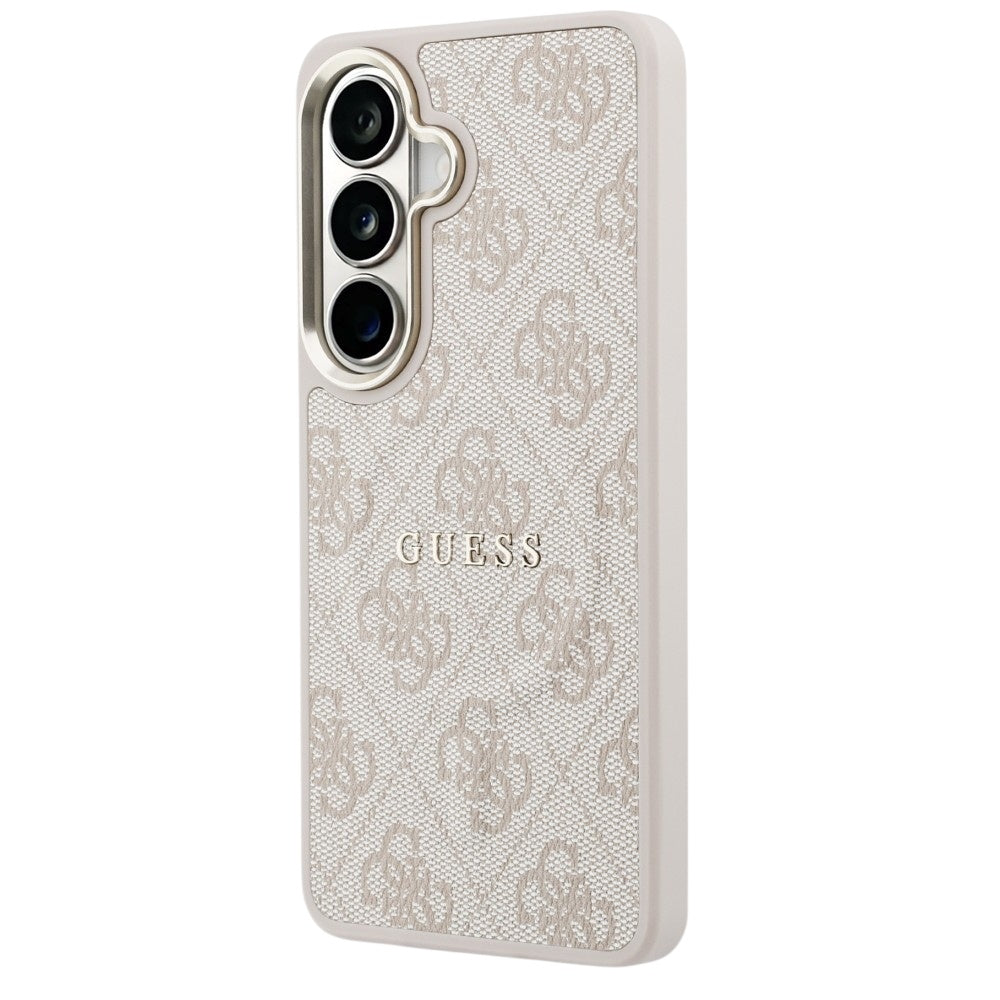 Husa MagSafe pentru Samsung Galaxy S26 S942, Guess, 4G Embossed Ring, Roz