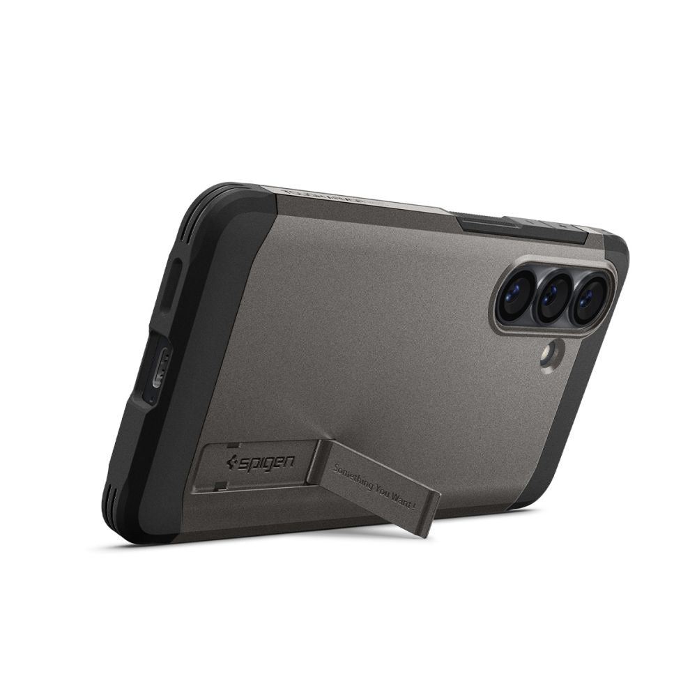 Husa MagSafe pentru Samsung Galaxy S26 S942, Spigen, Tough Armor, Gri ACS10739