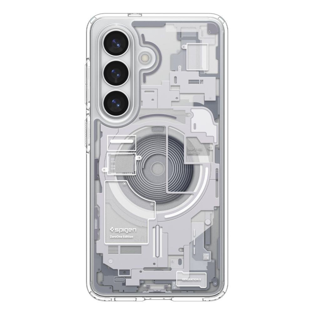 Husa MagSafe pentru Samsung Galaxy S26 S942, Spigen, Ultra Hybrid Zero One, Alba ACS10737