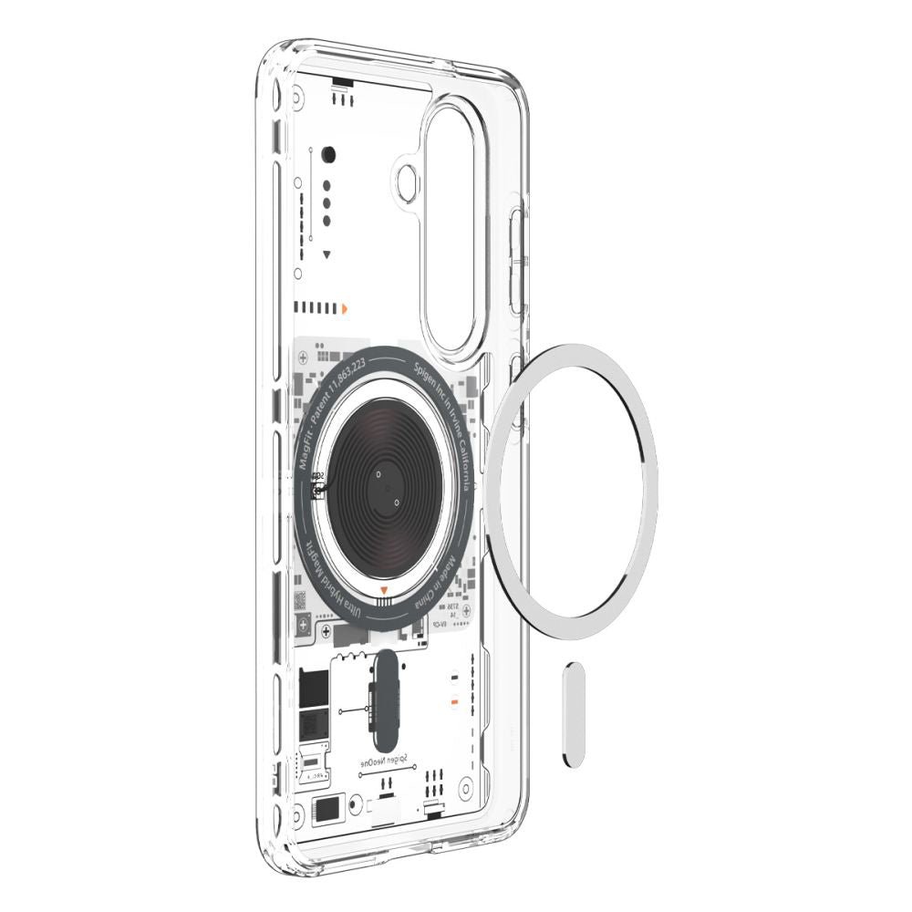 Husa MagSafe pentru Samsung Galaxy S26 S942, Spigen, Ultra Hybrid Neo One, Transparenta ACS11218